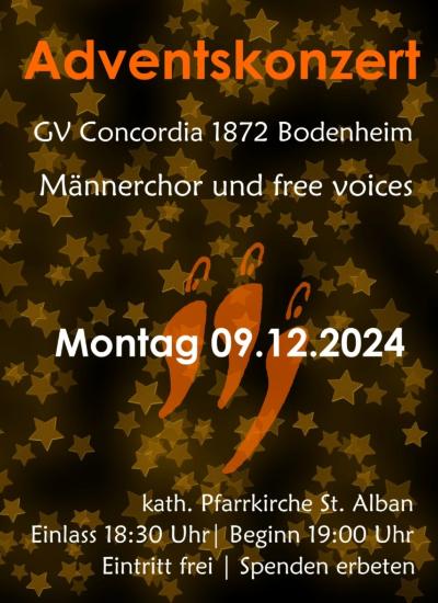 Plakat Adventskonzert