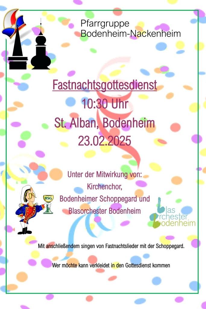 Fastnachtsgottesdienst 2025