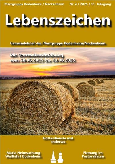 Pfarrbreif Lebenszeichen Juli - August 2025