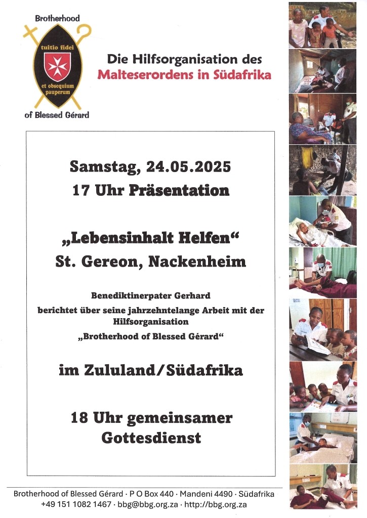 Plakat Vortrag Pater Lagleder (c) Jung