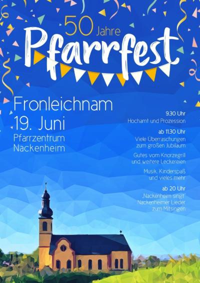 Pfarrfest 2025 Plakat (c) Henri Bick Pfarrfest 2025 Plakat