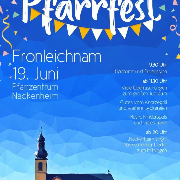 Pfarrfest 2025 Plakat