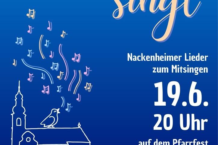 Plakat Nackenheim singt