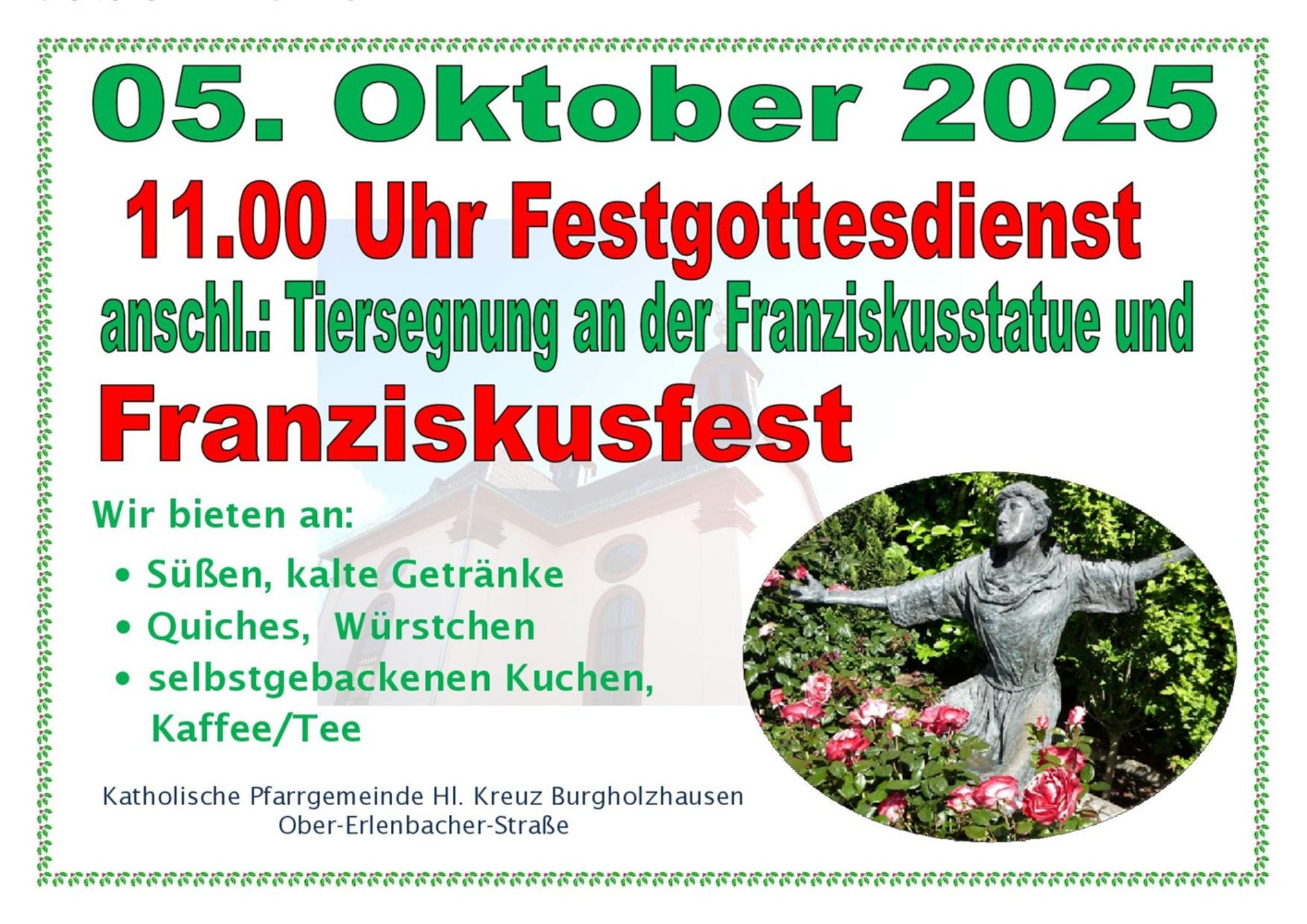 Querformat Franziskusfest 2025