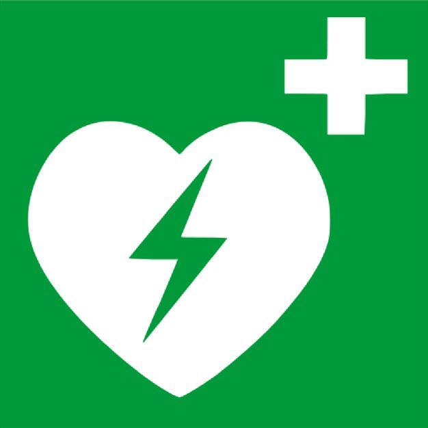 Ein Defibrillator kann Leben retten