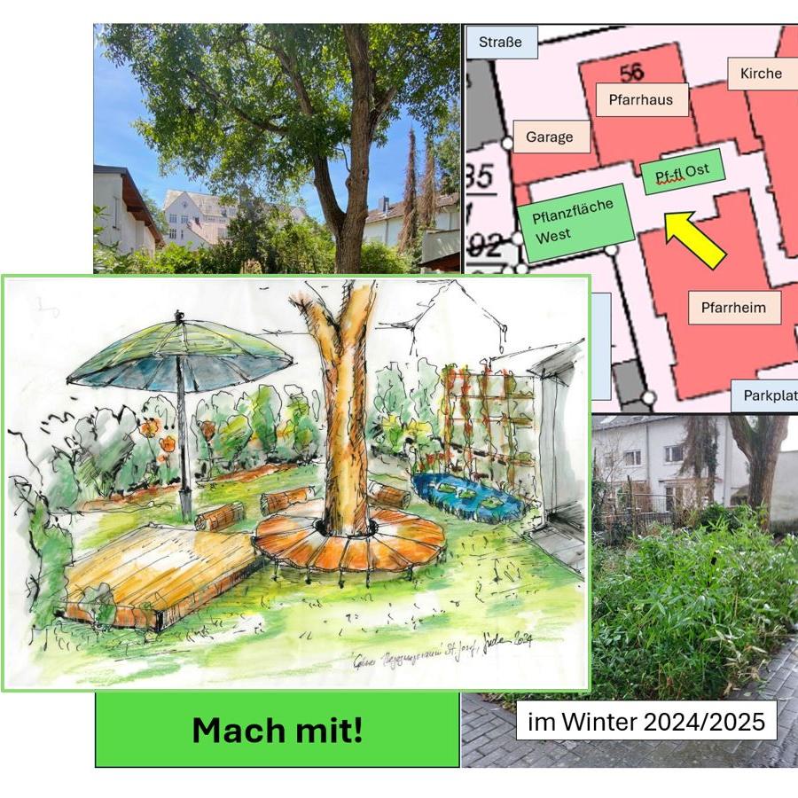 Klimagerecht - biodivers - cool: gemeinsam zum Begegnungsraum im Innenhof