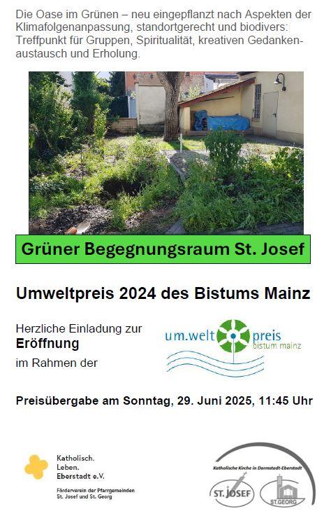 Klimagerecht und biodivers: Eröffnung des Begegnungsraums im Innenhof