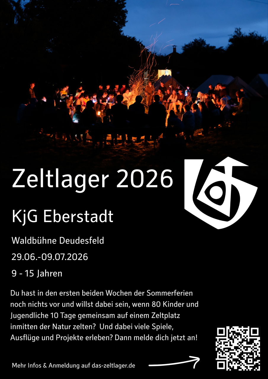 Einladung zum Zeltlager 2026 (c) KjG Eberstadt