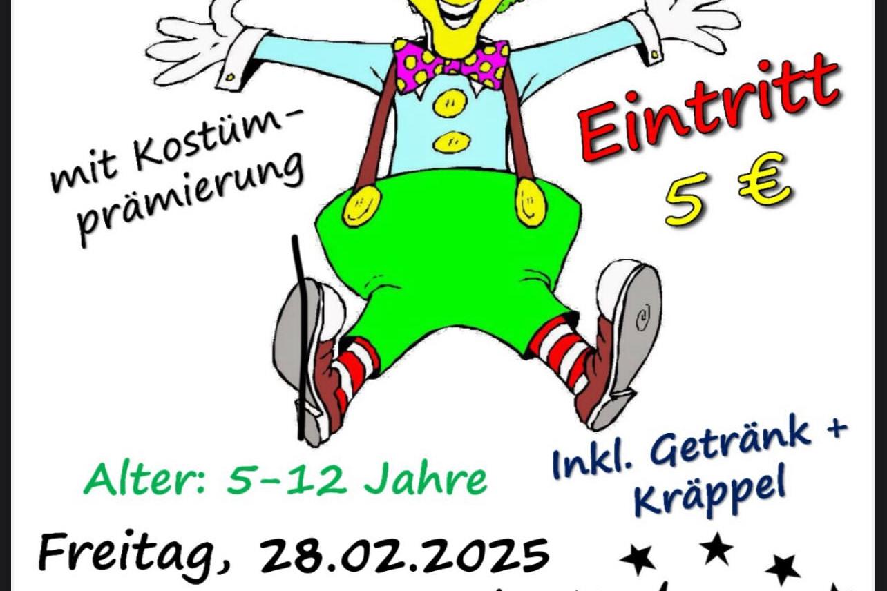 Flyer Kinderfastnacht 2025