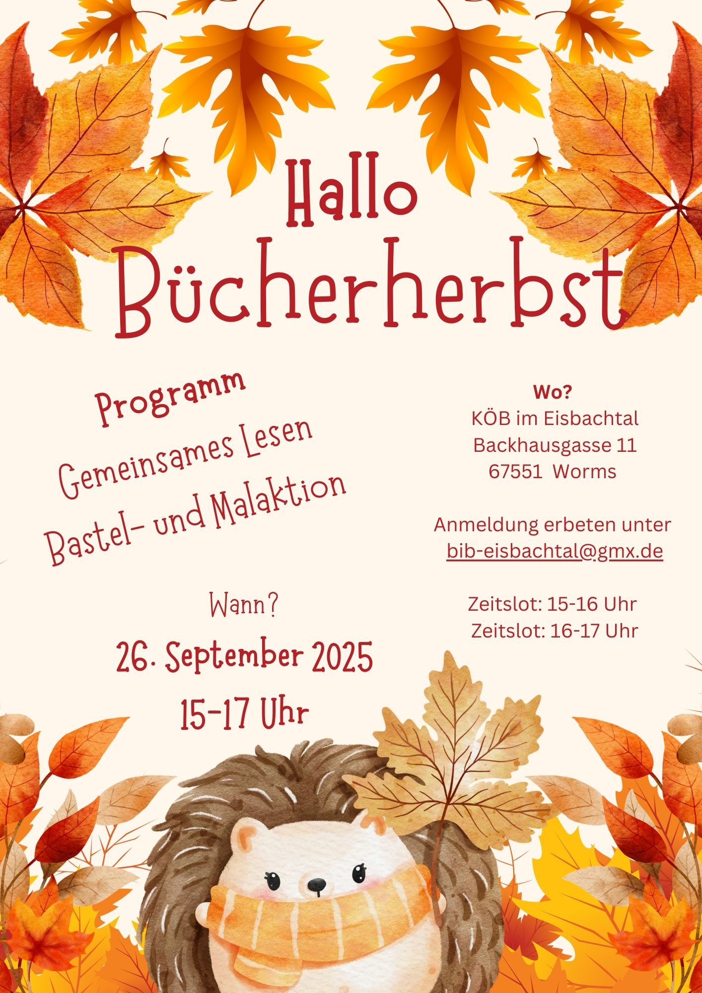 Flyer Halloween Lesegeister
