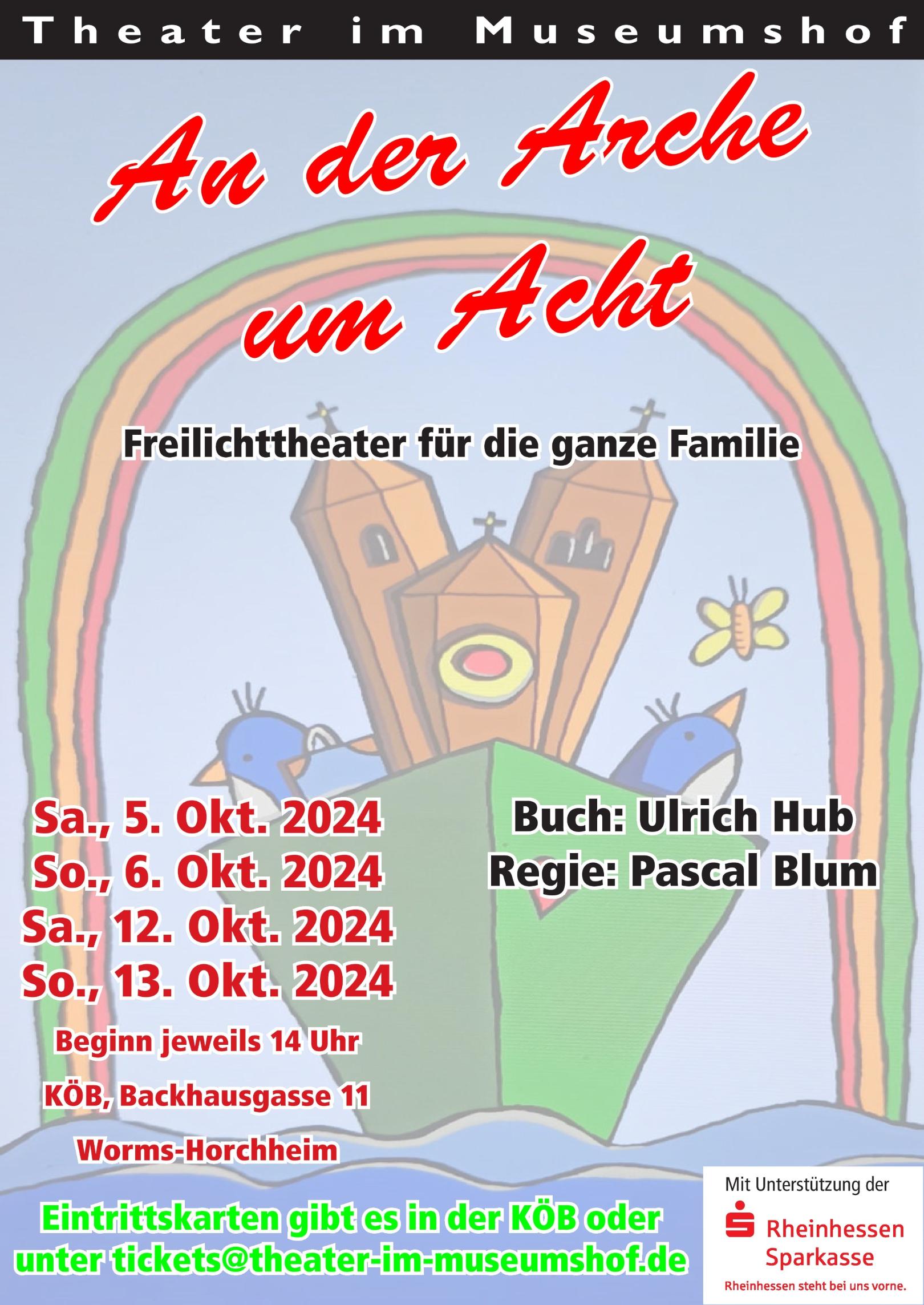 Plakat - An der Arche um Acht (c) Pfarrgruppe Katholische Kirche im Eisbachtal