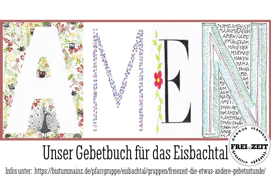 Plakat Amen (c) Pfarrgruppe Katholische Kirche im Eisbachtal