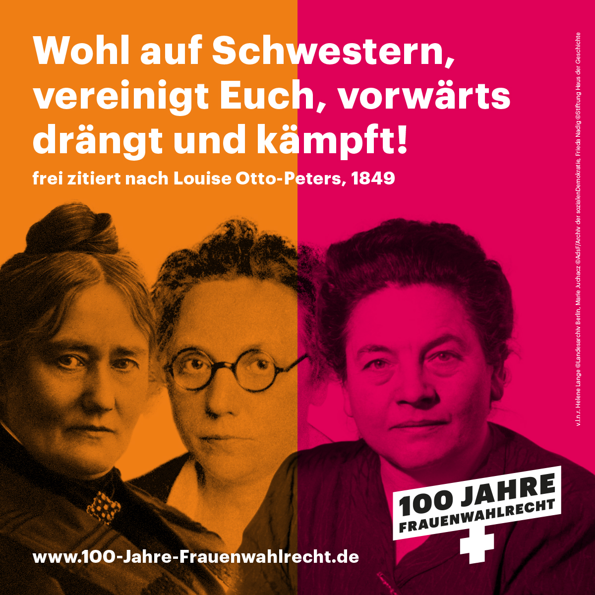 100 Jahre Frauenwahlrecht (c) www.eaf-bund.de