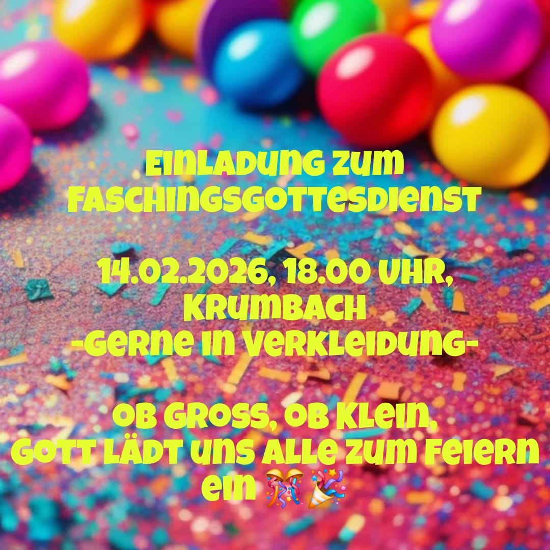 Fasching Familiengottesdienst (c) M. Dörsam