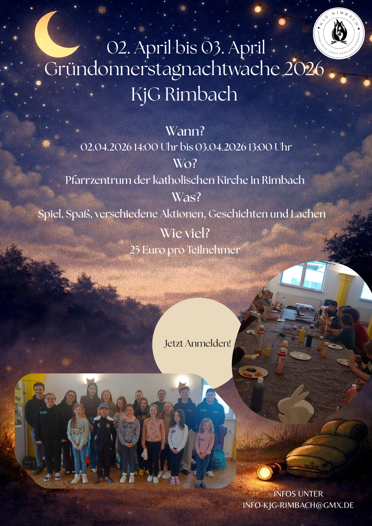 Gründonnerstagnachtwache 2026 KjG Rimbach_1 (c) KJG Rimbach