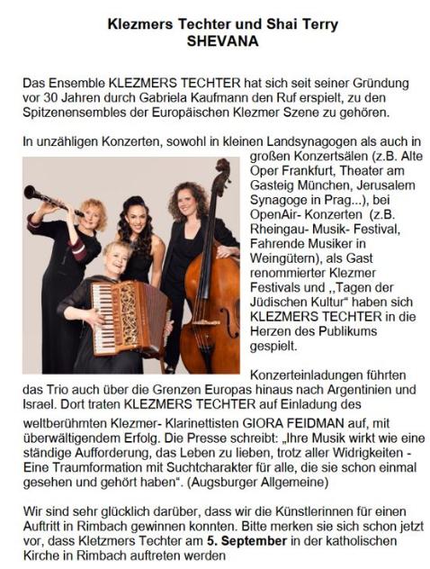 Klezmers Techter (c) Erinnern gegen das Vergessen e.V.