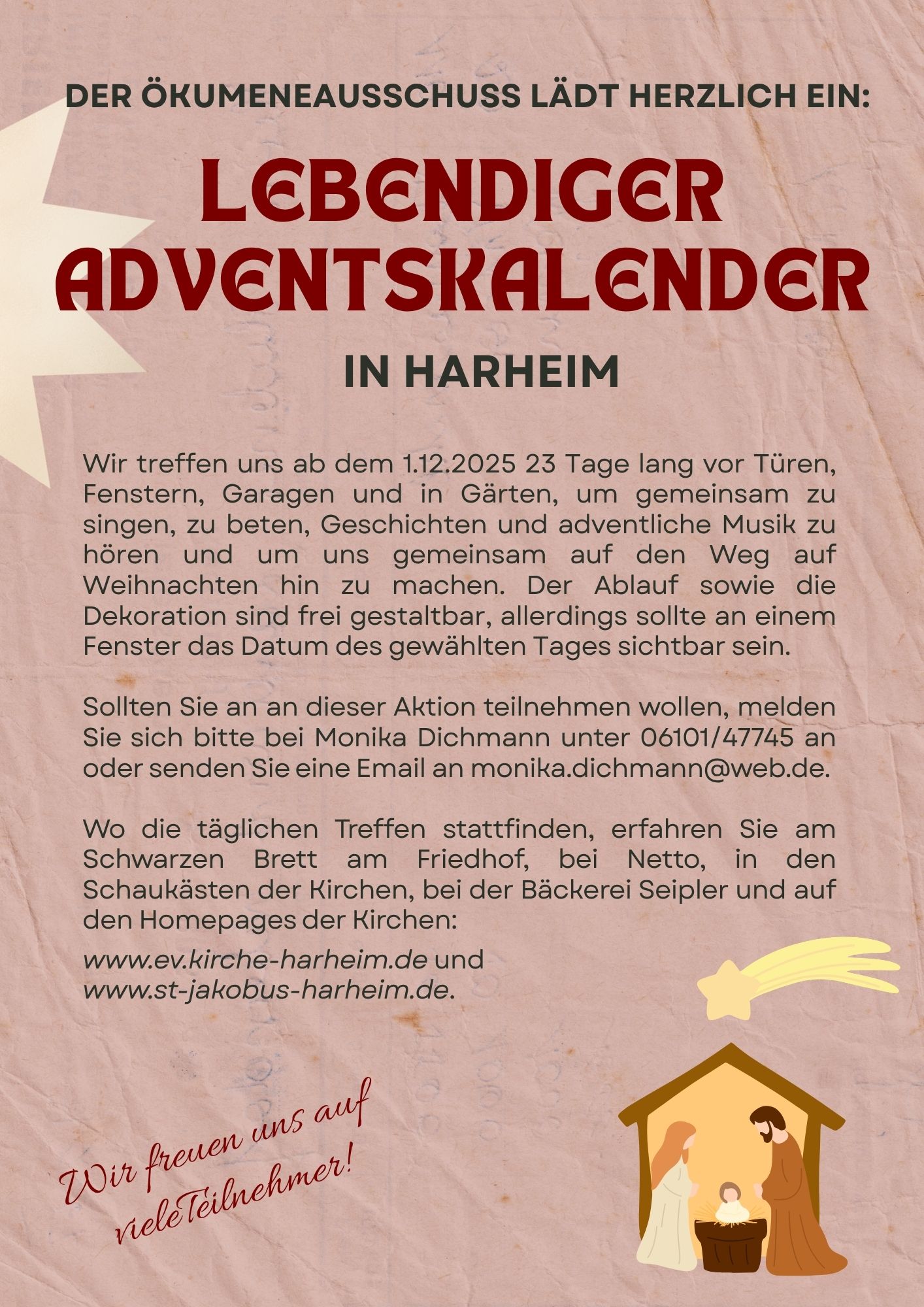 2025-Adventsfenster HAR (c) PG Harheim / Nieder-Eschbach