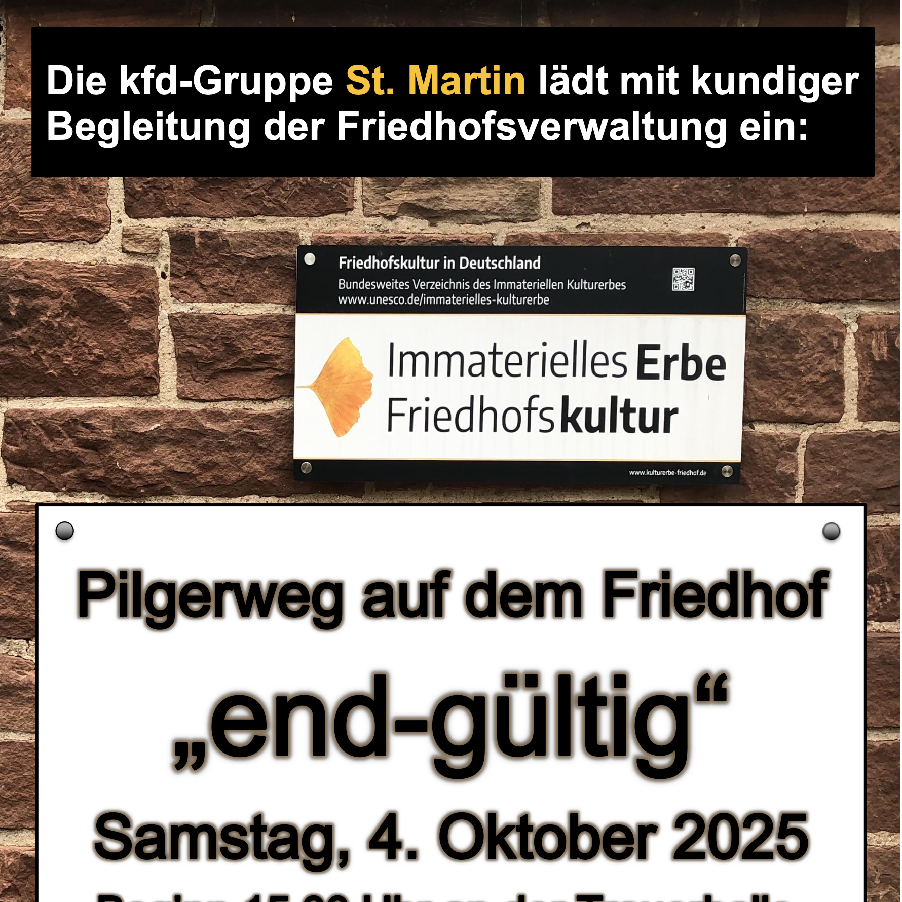 Friedhofwanderung