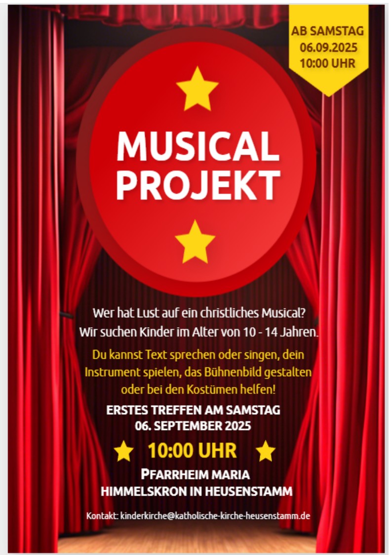 Plakat Musical 2025 (c) KKH