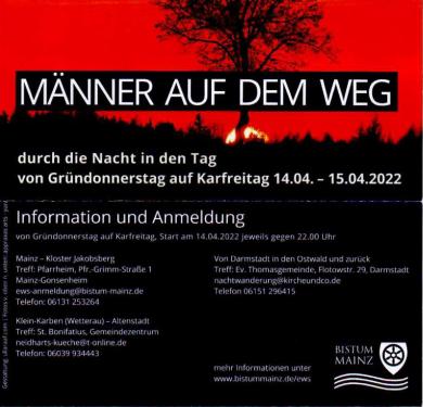 Plakat-Maennerwanderung-2022 (c) Erwachsenenseelsorge Bistum Mainz
