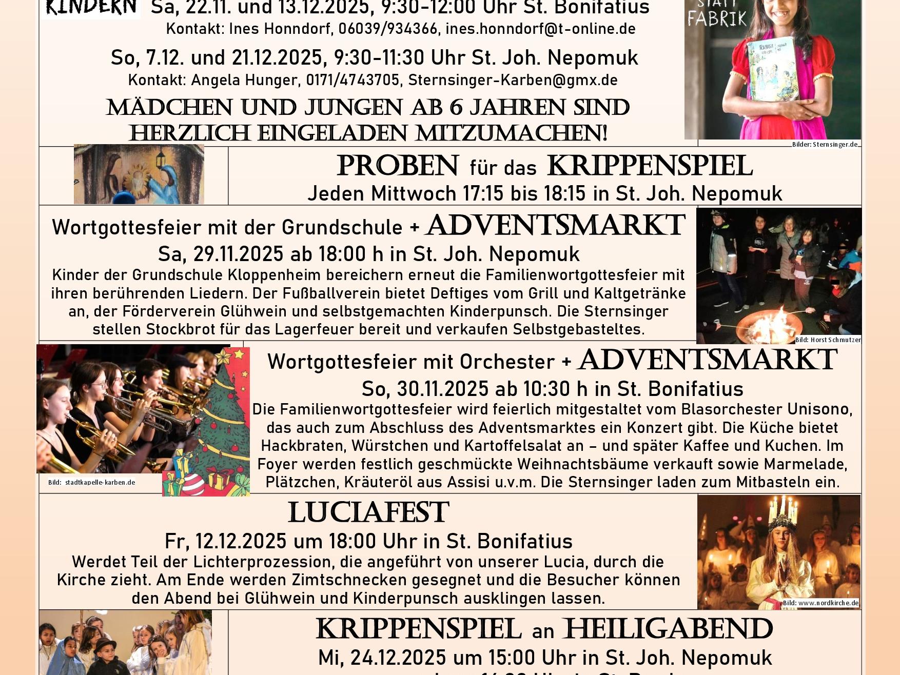 Der neue Familienkalender (c) Hunger