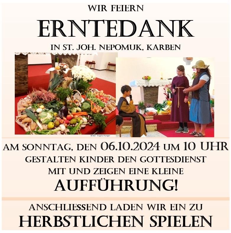 Plakat Erntedank 2024 Ausschnitt-1 16.9.24 (c) Kirche St. Johannes Nepomuk