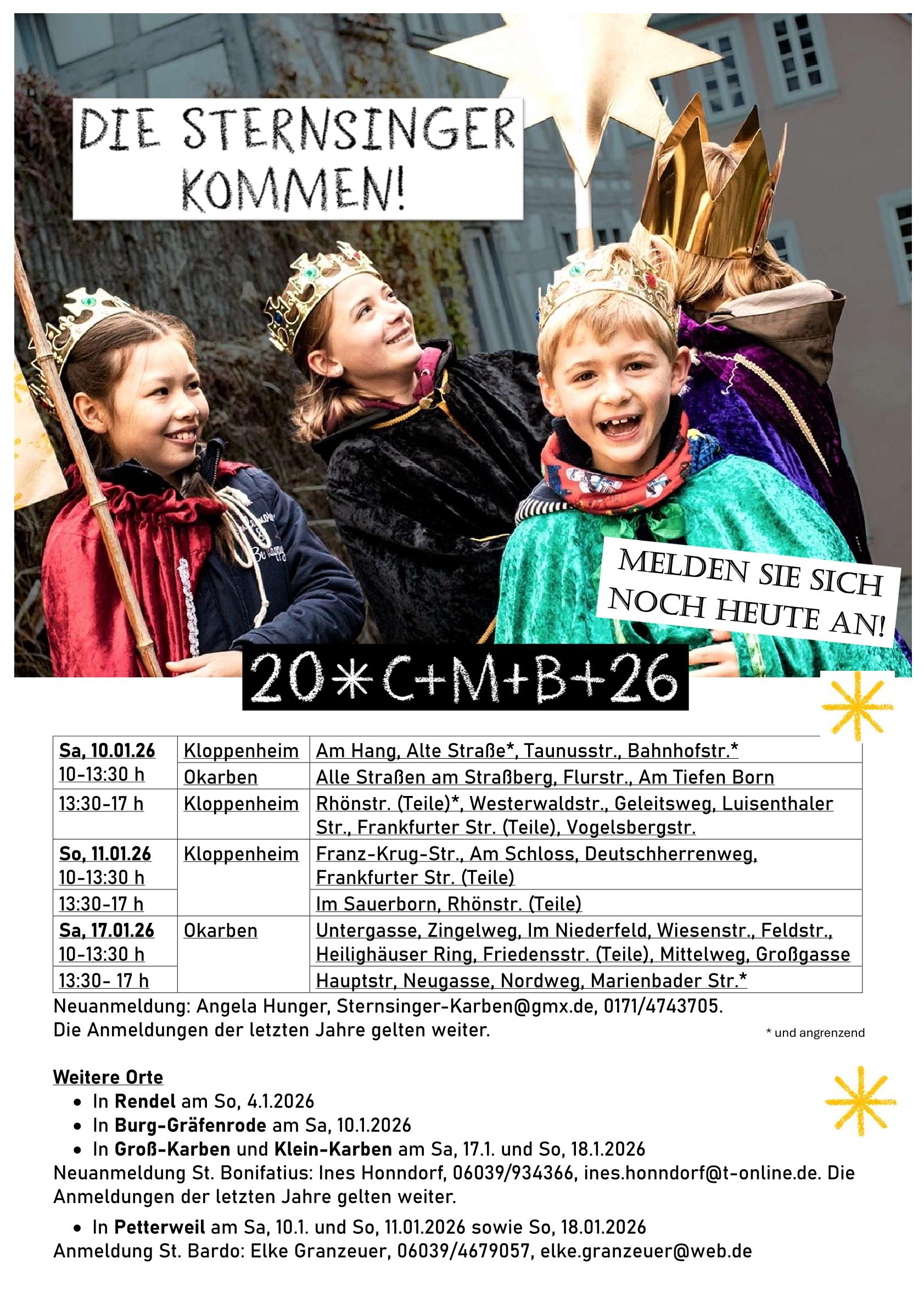 Sternsinger 2026 (c) Sternsinger & A.H.