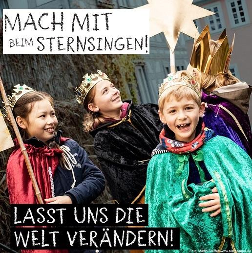 Sternsinger Welt verändern mach mit - klein