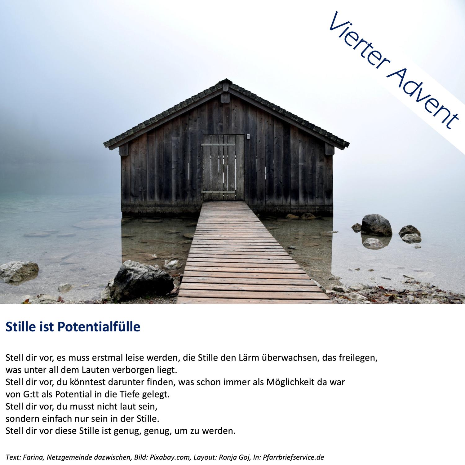 Vierter Advent_final_by_Text_Farina_Netzgemeinde_dazwischen_Bild_Pixabay_pfarrbriefservice (c) Pfarrbriefservice