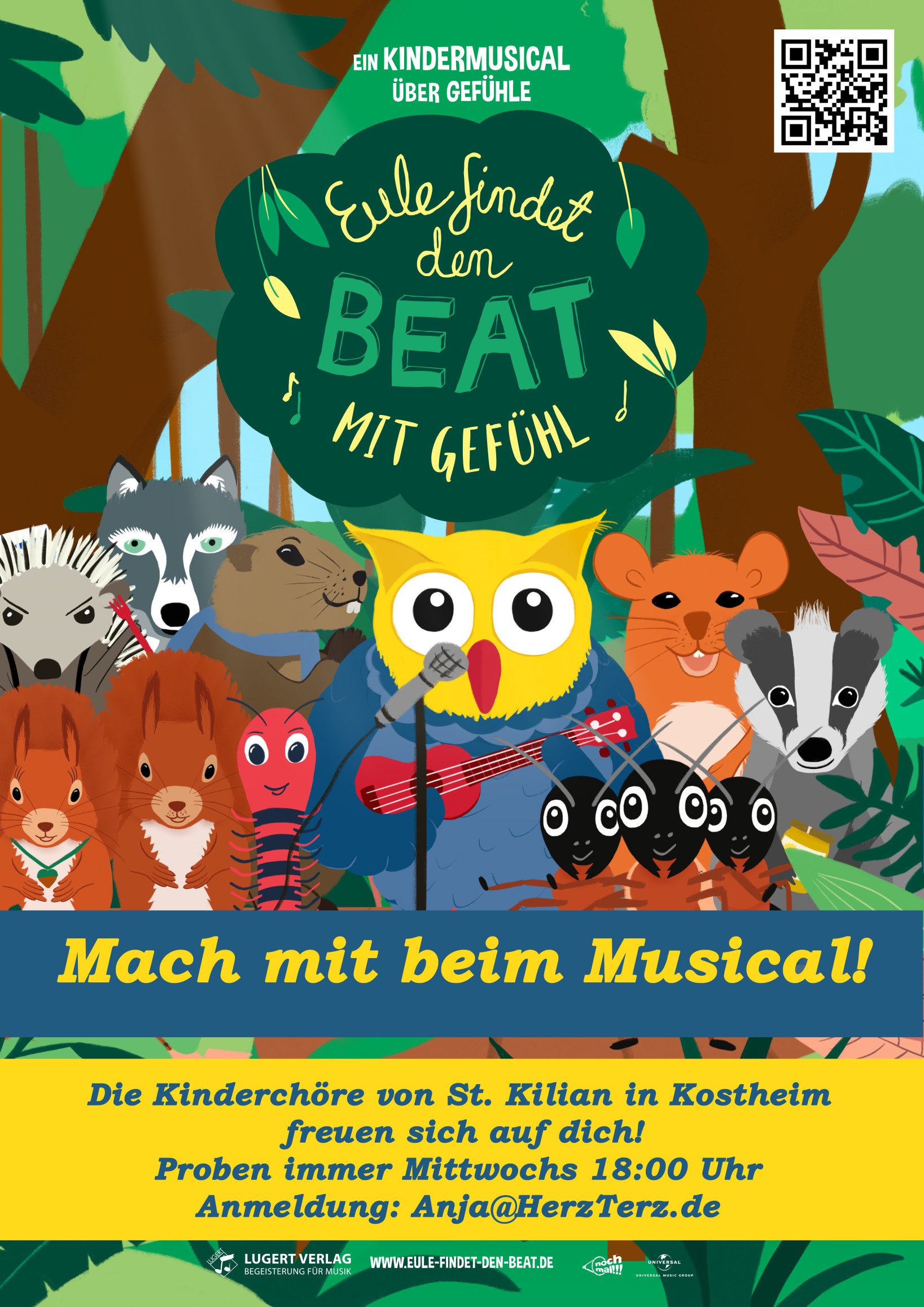 Eule findet den Beat mit Gefühl (c) Lugertverlag