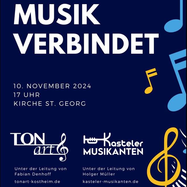 Gemeinschaftskonzert von TONart und Kasteler Musikanten