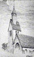 Die Aufschrift des Kirchen-Grundsteins lautet: CHRISTO REGI 1926