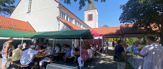 Blick in den Pfarrgarten