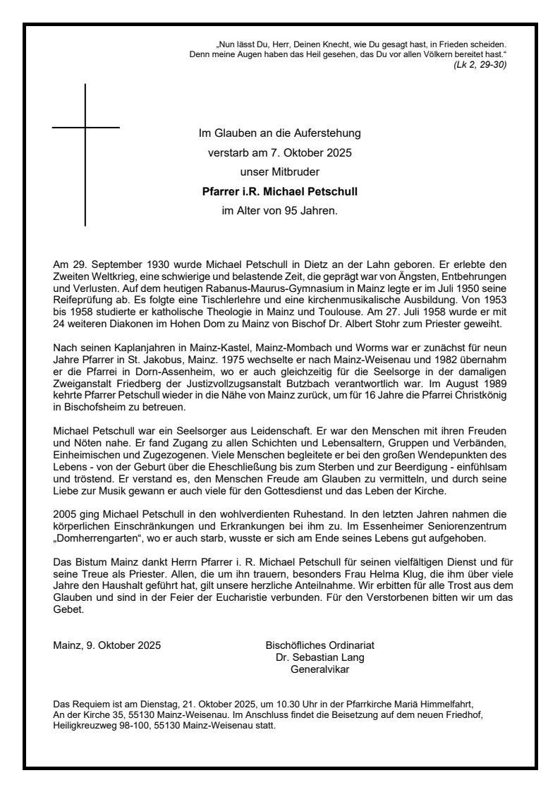 (c) Dr. Sebastian Lang, Bischöfliches Ordinariat