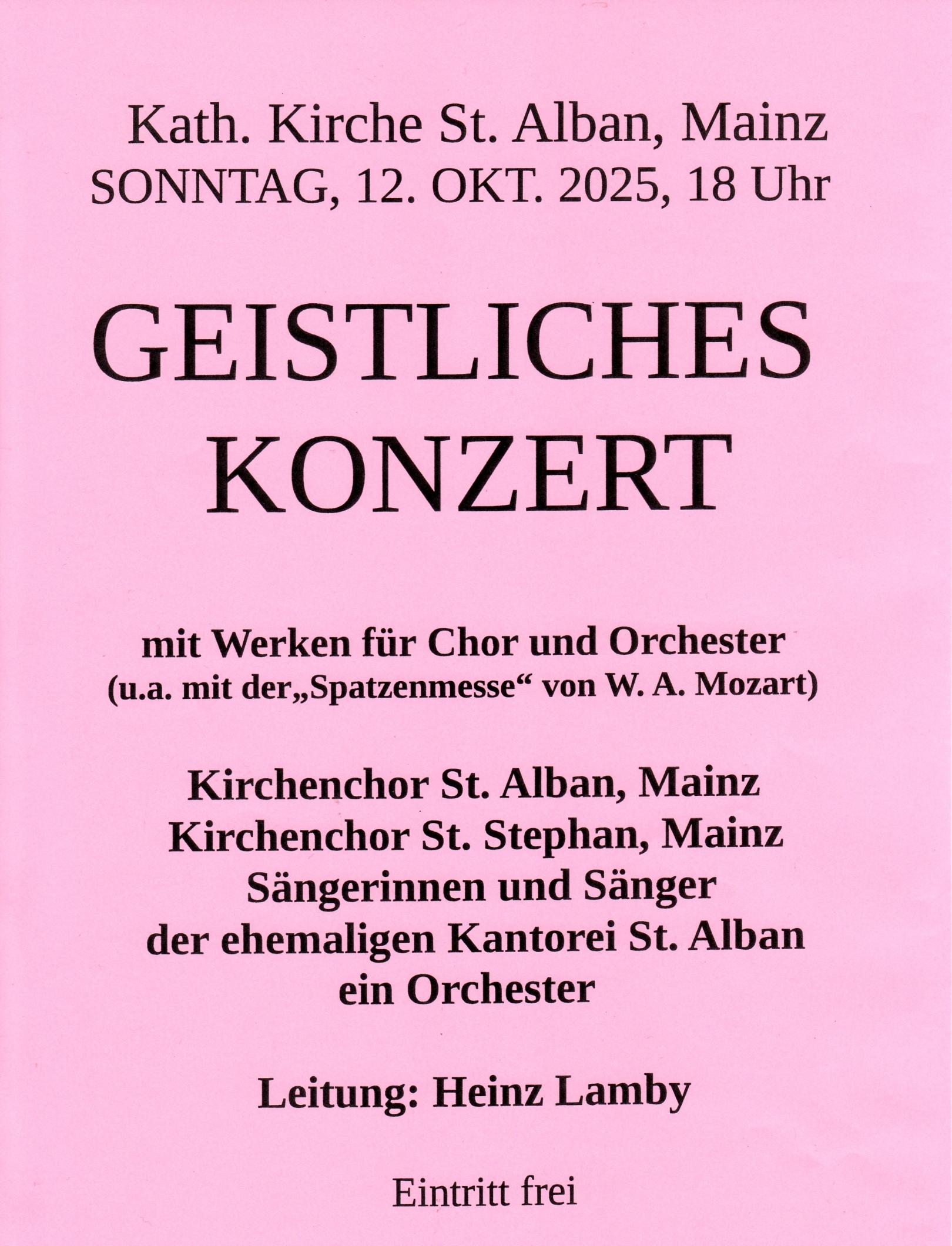 2025-10-12 Geistliches Konzert (c) Heinz Lamby