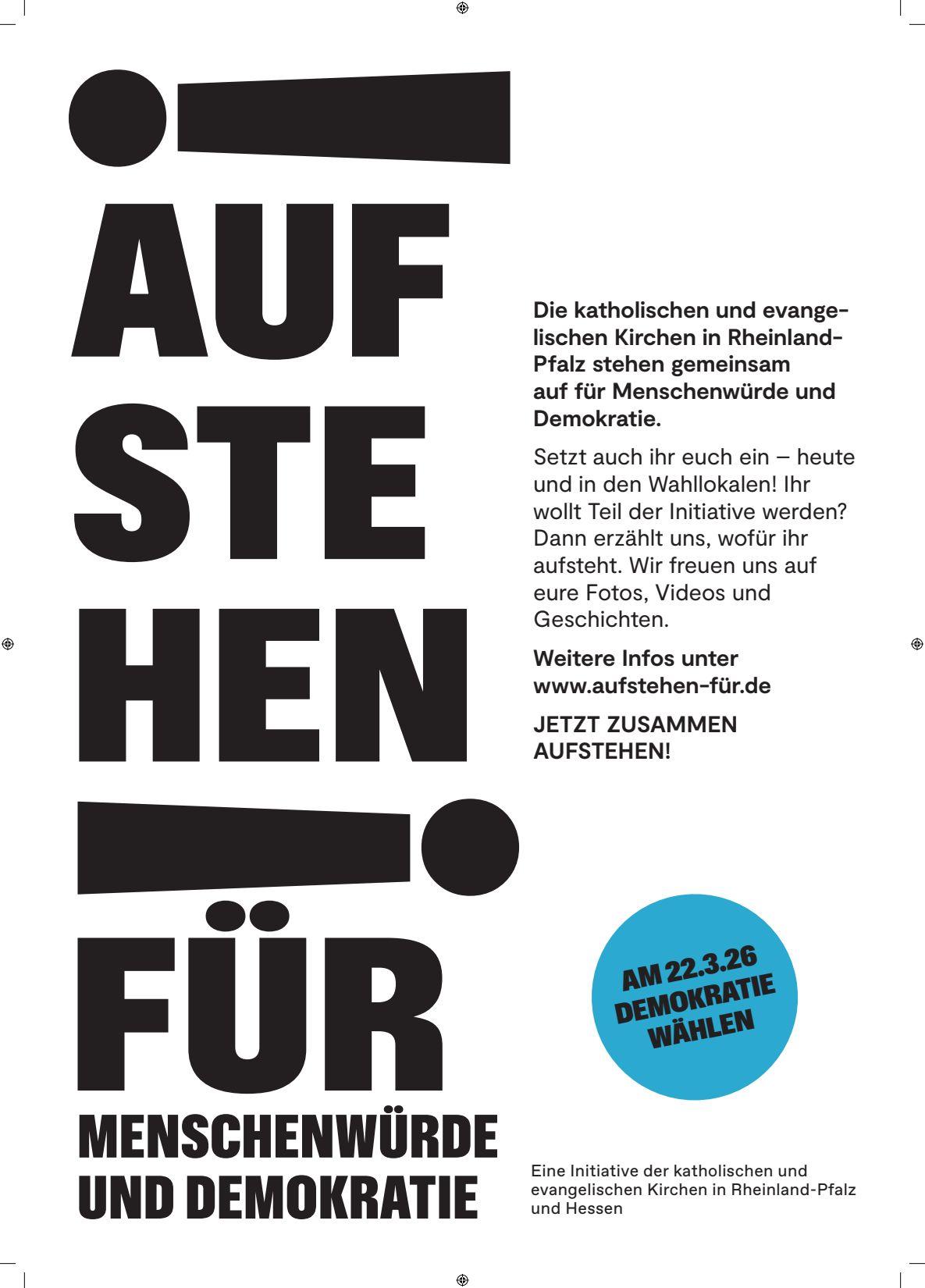 Aufstehen_Plakat (c) Bistum Mainz