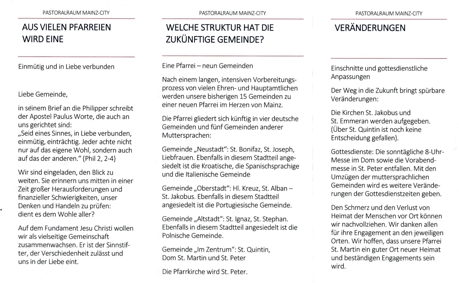 (c) Pastoralraum Mainz-City