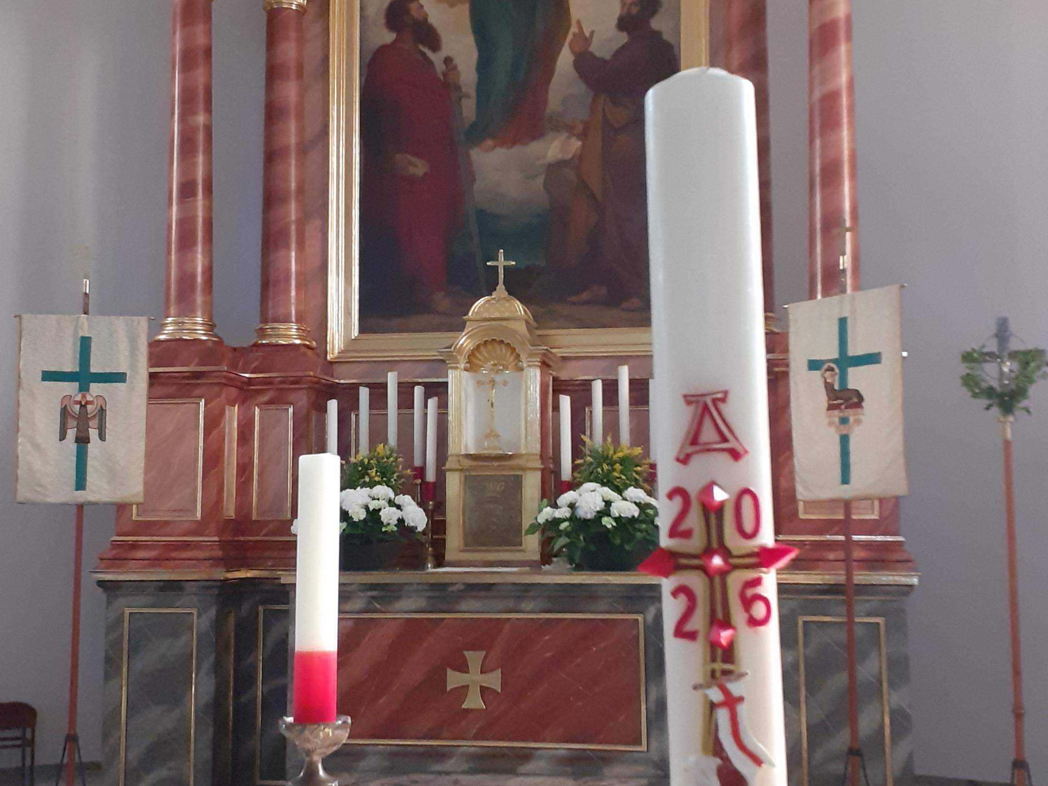 Hochaltar St. Remigius Kirche Ober-Mörlen