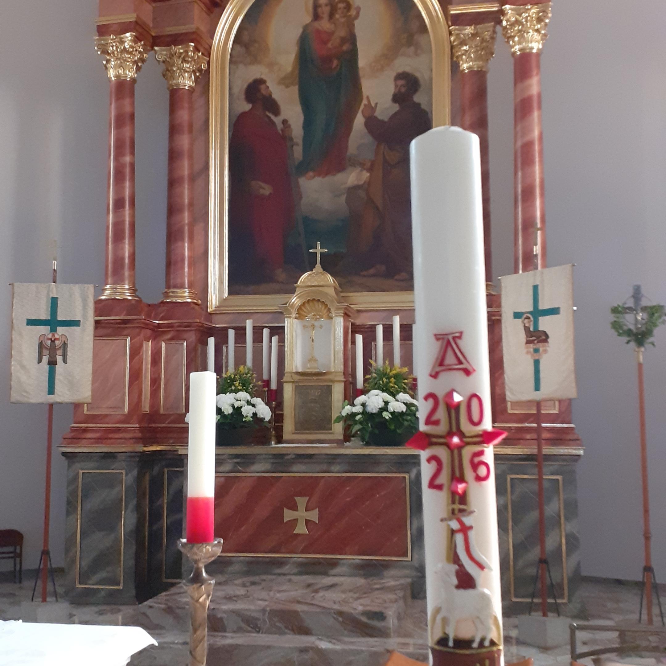Hochaltar St. Remigius Kirche Ober-Mörlen