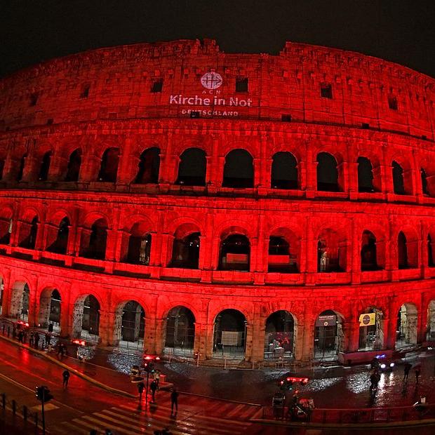 Red Wednesday Colosseum