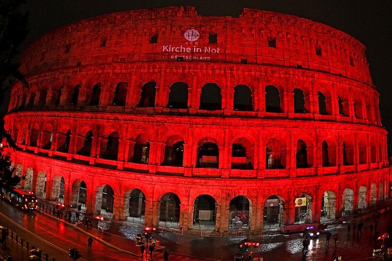 Red Wednesday Colosseum