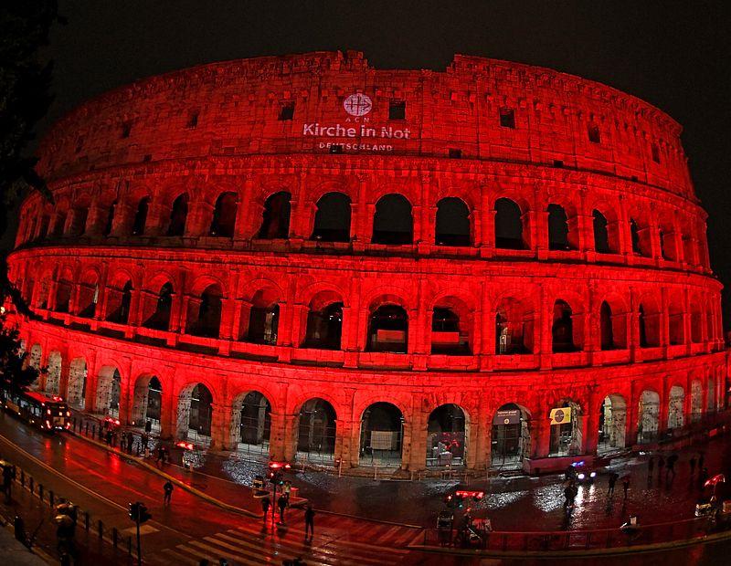 Red Wednesday Colosseum