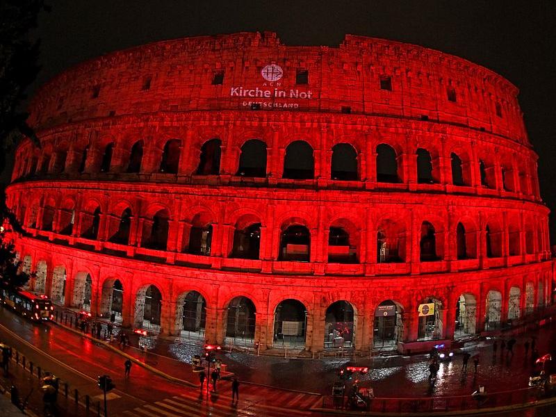 Red Wednesday Colosseum