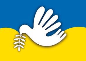 Peace Flag Ukraine (c) Bernd Wachtmeister  / pixelio.de