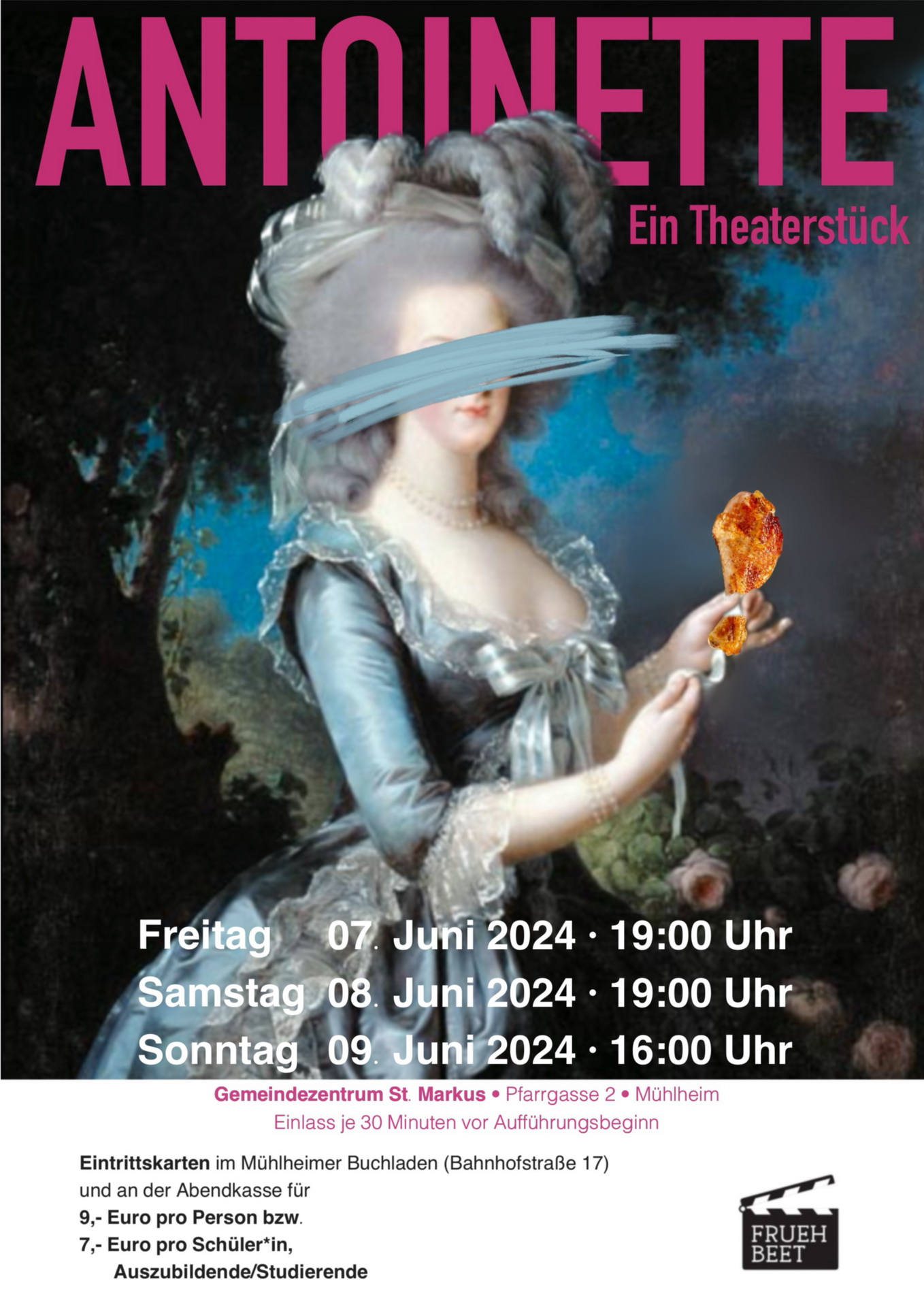 Antoinette_Poster_A3 (c) Jugendtheatergruppe FrühBeet