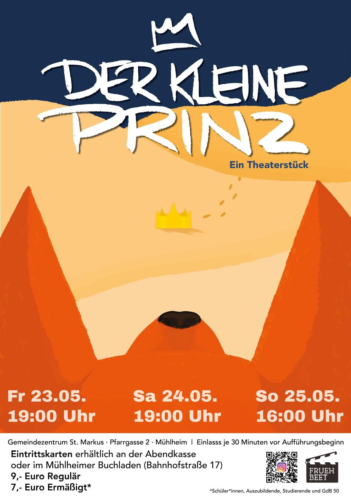 FB - Der kleine Prinz - Plakat (c) Theatergruppe FrühBeet