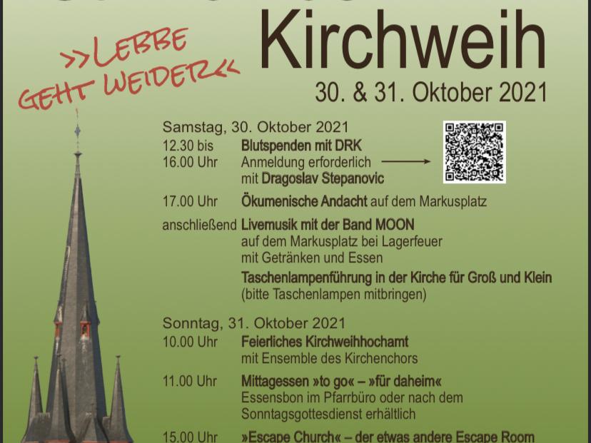 Plakat Kirchweih 2021