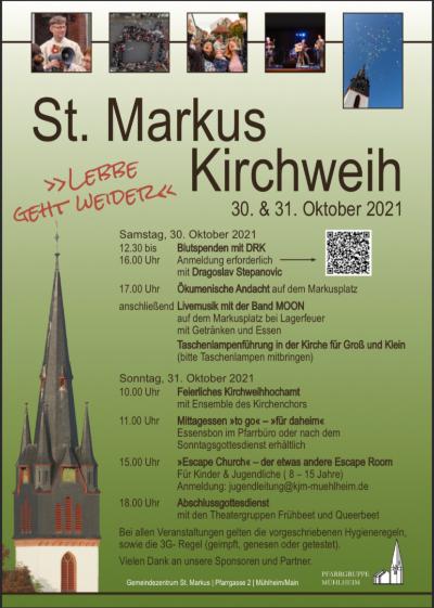 Plakat Kirchweih 2021