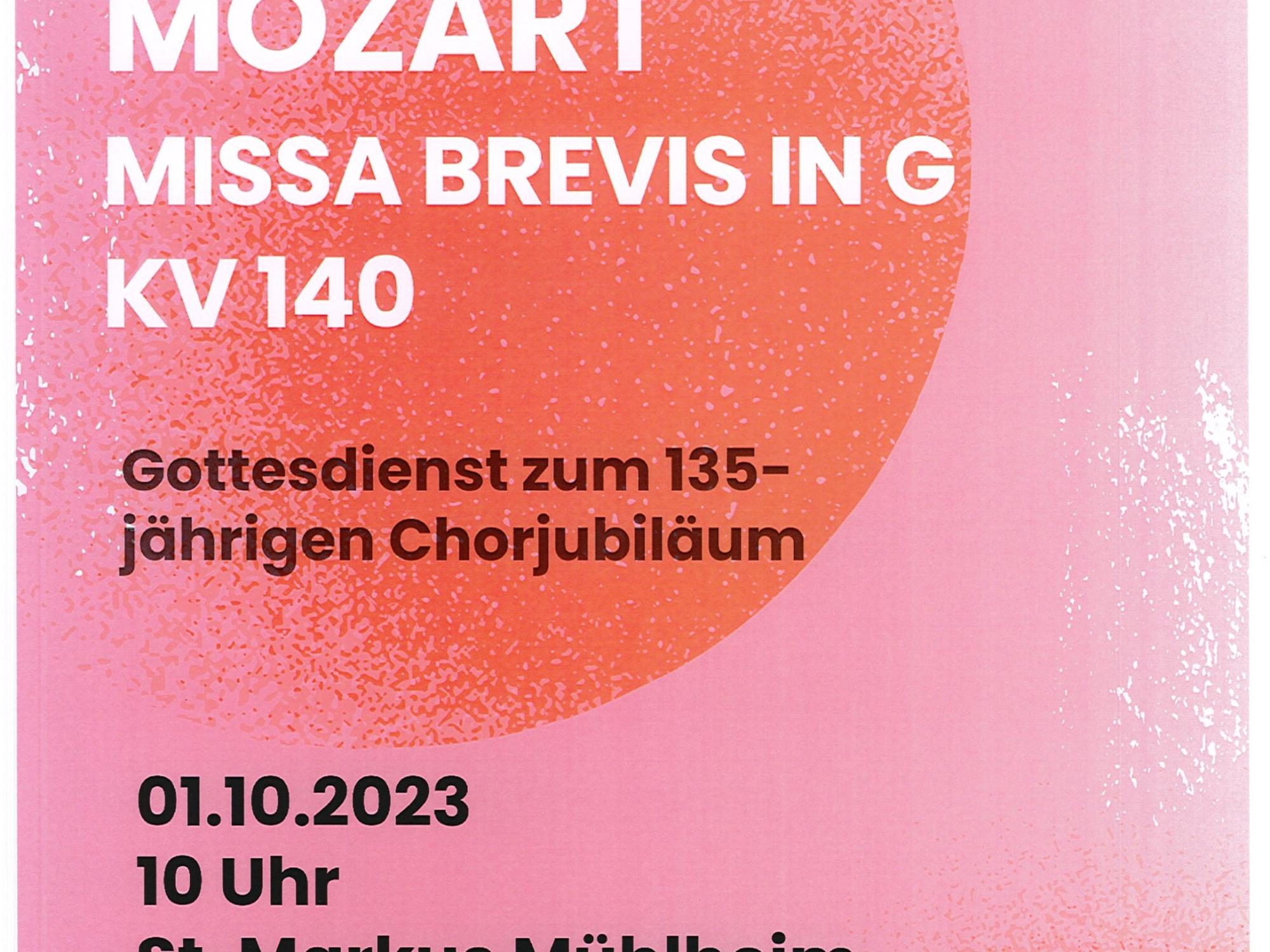 Plakat Mozartmesse