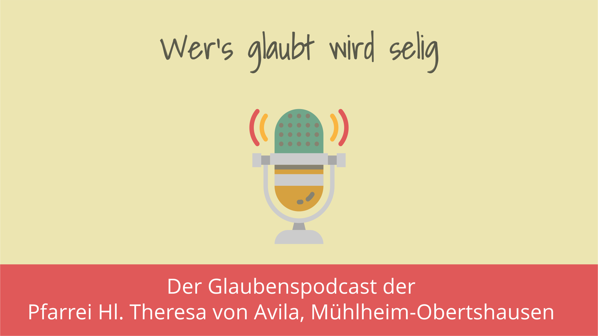 Podcast Wer's glaubt - Logo 2026 - Theresa 16_9 (c) V. Petrzak